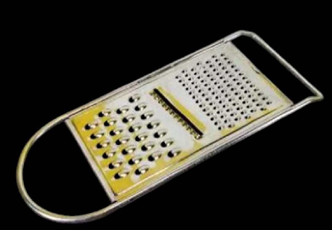 Stainless Steel Kadu Kash Grater – Multi-Purpose Vegetable, Fruit, and Nut Cutter, Chopper & Peeler