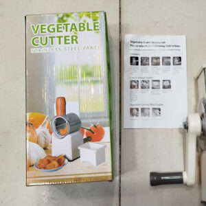 Vegetable Cutter Stainless Steel | Manual Vegetable Cutter Slicer & Grater | Multi-Functional Kitchen Gadget ( Rando
