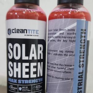 Solar Sheen – Premium 200ml Solar Panel Cleaner | High-Performance, Streak-Free Cleaning Solution for Dust, Dirt, and Re