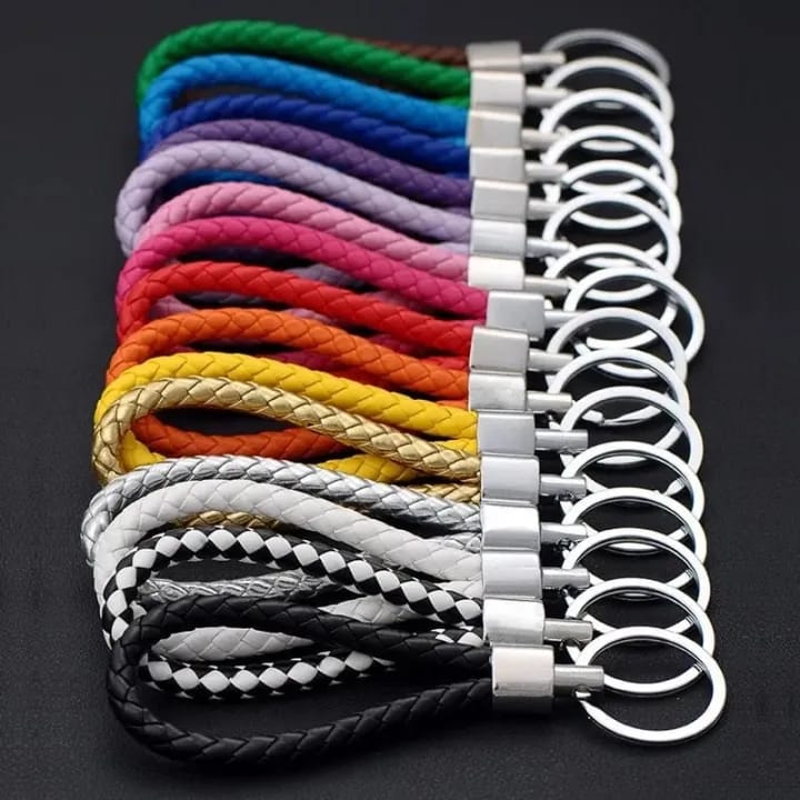 WhatsApp-Image-2025-06-26-at-10.27.41-AM-1 01 PCs Multi Color Braided Design Keychain | Best Quality Keychain ( Random Color ) - Key-Chain For Bikes & Cars - Image 5