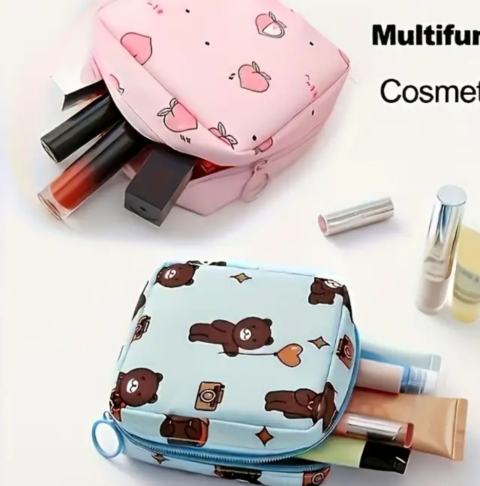 WhatsApp-Image-2025-07-03-at-12.08.47-PM-2 Women Portable Pouch Napkin Cosmetic Bags Organizer / Sanitary Pads Storage Bag / Ladies Makeup Bag Girls Hygiene Pad Ba - Image 2
