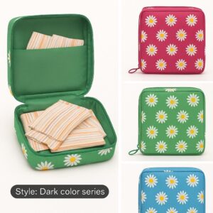 Women Portable Pouch Napkin Cosmetic Bags Organizer / Sanitary Pads Storage Bag / Ladies Makeup Bag Girls Hygiene Pad Ba