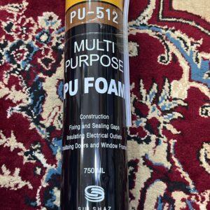 Mubah PU Foam Spray 750ml – Multipurpose Expanding Foam for Gaps, Joints, and Crack Filling | PU 512 High-Performance Se