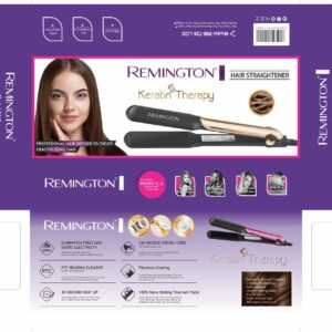 Remington Hair Straightener Keratin Therapy Hair Straightener Flat Iron - Best Quality Iron For Hair Straightening - Rem