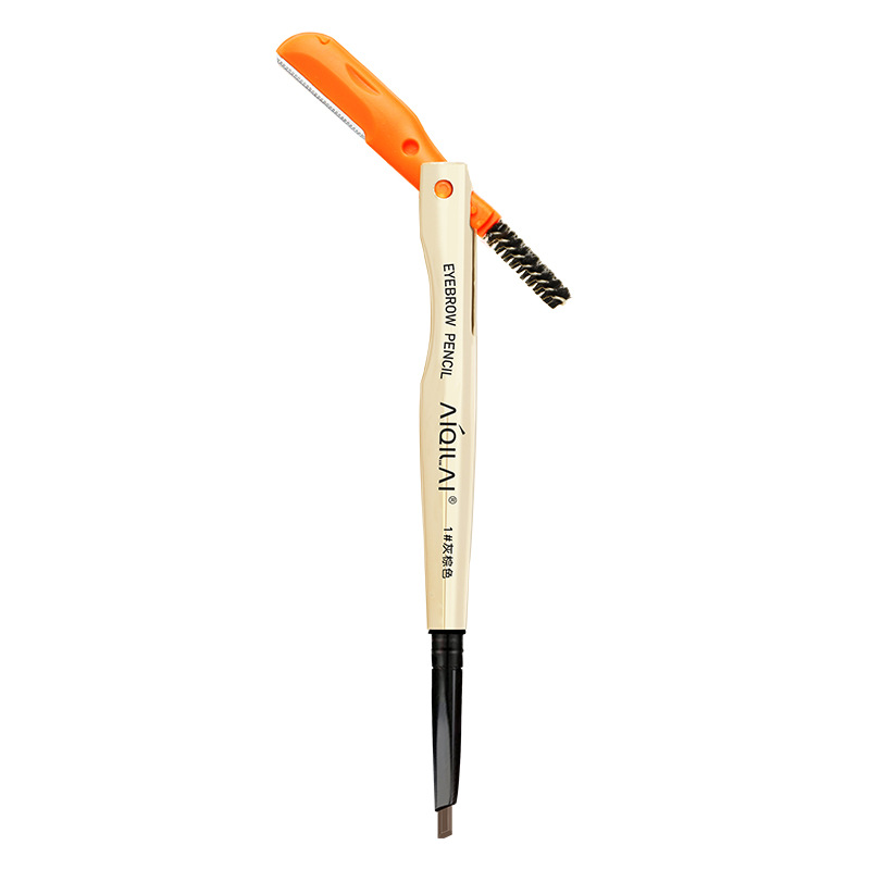 WhatsApp-Image-2025-07-10-at-10.54.00-AM-2 Aiqilai 3 in 1 Eyebrow Pencil | Eyebrow Pencil Gel | Anti-Smudge | Long-Lasting | Three-in-One | Double-Headed | Folding - Image 5