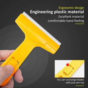 Heavy-Duty Razor Blade Scraper Tool for Removing Labels, Stickers, Caulk, Adhesive & Paint – Multipurpose Cleaning T