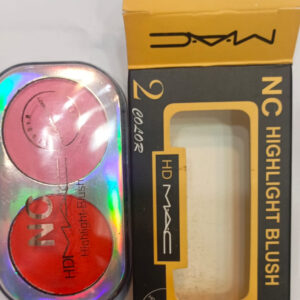 HD MAC NC Highlight Blush – 2 Color Matte Finish Compact | Highlight Blush Makeup For Girls