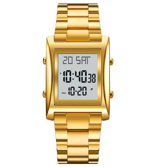 WhatsApp-Image-2025-07-25-at-8.34.50-PM-2 Skmei Men’s Digital Square Watch – Stainless Steel Chain, Quartz Movement, Without box - Image 2