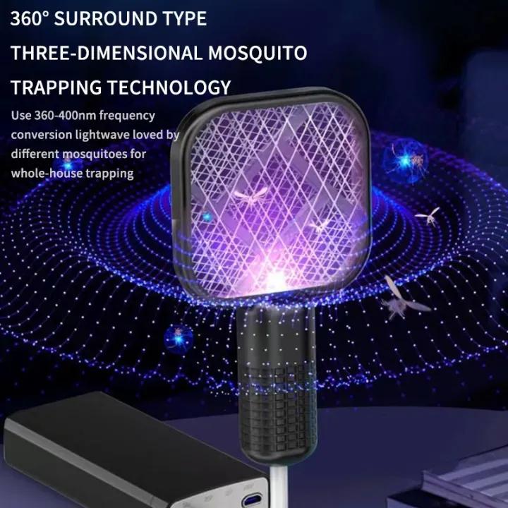 WhatsApp-Image-2025-08-02-at-8.18.57-PM-1 Mini USB Rechargeable Mosquito Racket with UV Light – Portable Electric Bug Zapper & Fly Swatter for Indoor/Outdoor - Image 4