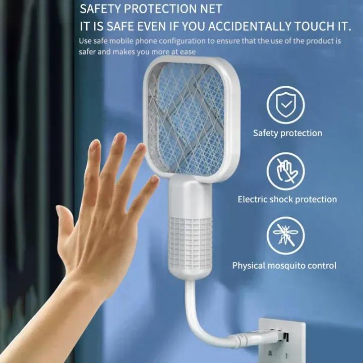 WhatsApp-Image-2025-08-02-at-8.18.58-PM-1 Mini USB Rechargeable Mosquito Racket with UV Light – Portable Electric Bug Zapper & Fly Swatter for Indoor/Outdoor - Image 5