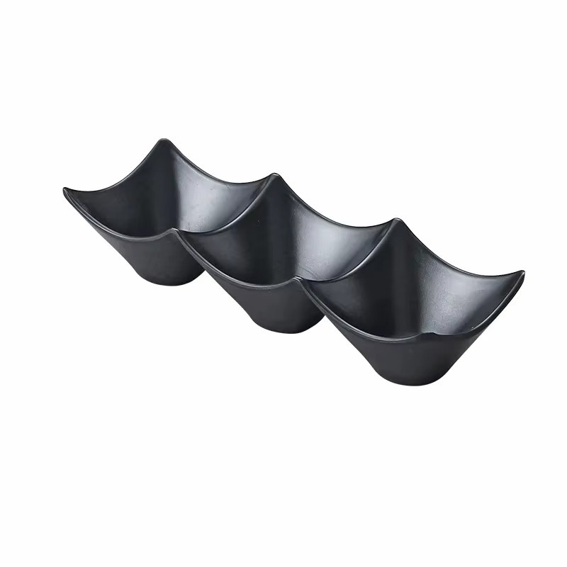 WhatsApp-Image-2025-08-04-at-2.35.07-PM-1 3-Compartment Dipping Sauce Dish – BPA-Free Plastic Condiment Server for Hot Pot, Sushi, Appetizers – Microwave & Di - Image 5