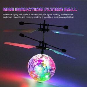 Hand Control Flying Ball with Motion Sensors, 3D Lights, Gravity Sensor, Multi Infrared Induction RC LED Light Helicopte