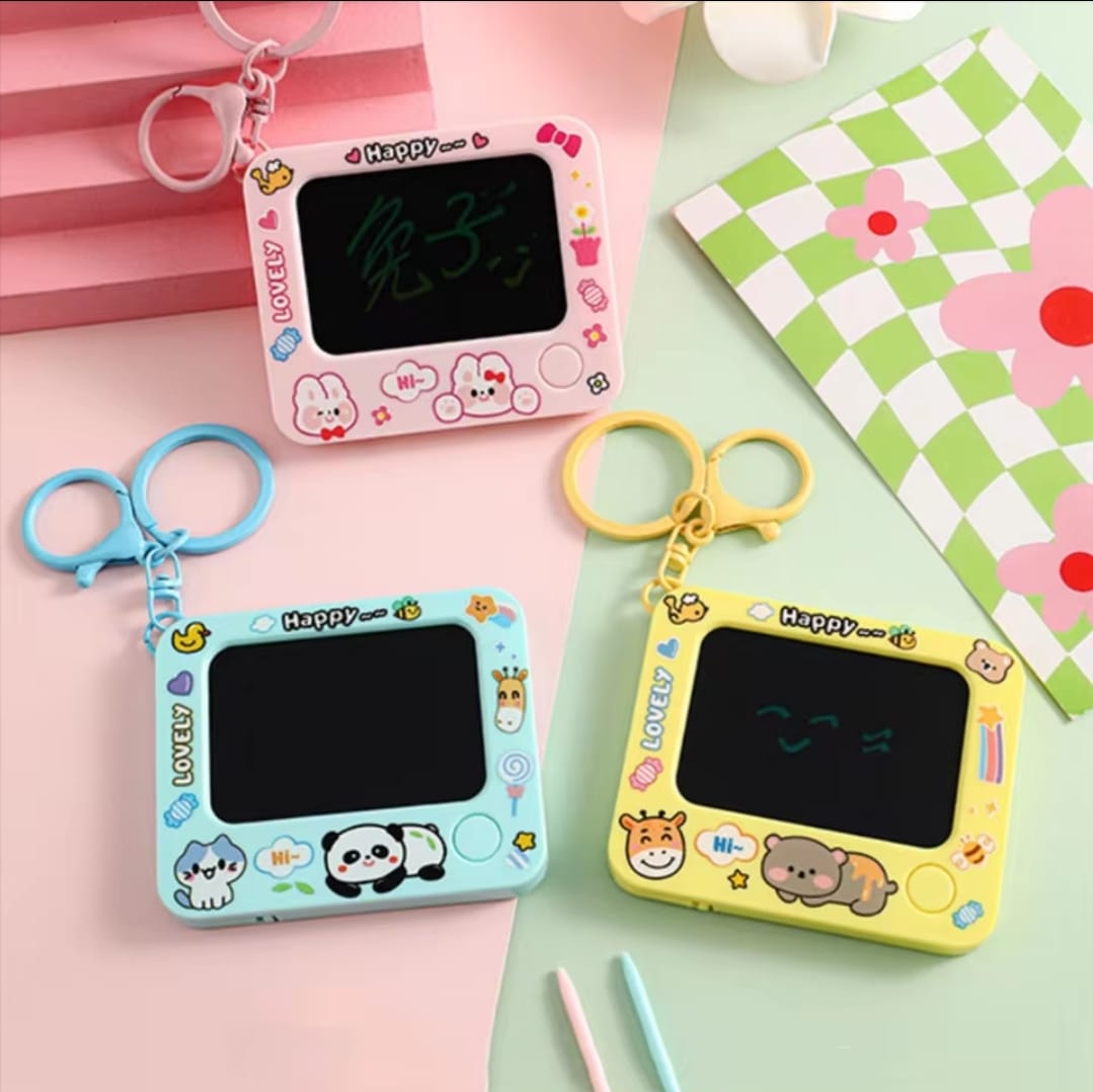 WhatsApp-Image-2025-08-15-at-3.07.07-PM-1 Creative Mini Graffiti Board Keychain – Cute Cartoon Bag Pendant & Reusable Drawing Tablet for Students, Kids & - Image 4