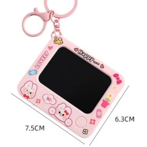 Creative Mini Graffiti Board Keychain – Cute Cartoon Bag Pendant & Reusable Drawing Tablet for Students, Kids &