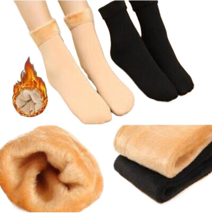 WhatsApp-Image-2025-08-17-at-11.47.08-PM Women’s Woolen Quarter Socks – Pack of 2 , Soft & Warm Winter Wear, Elegant Style, Flexible Size, Comfortable Daily - Image 3