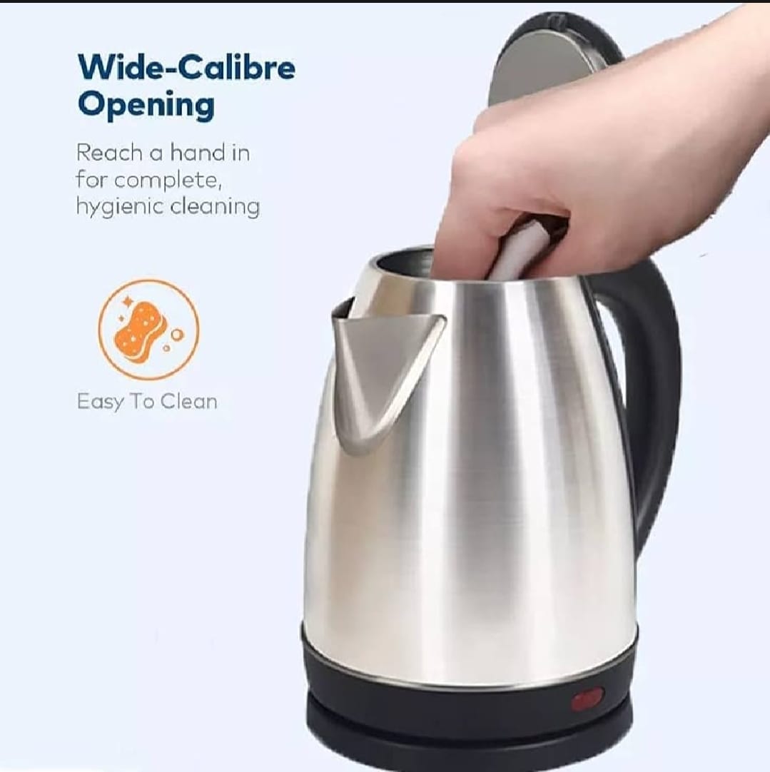 WhatsApp-Image-2025-08-18-at-10.19.46-PM-1 Electric Kettle - Stainless steel body - Automatic instant heating - 1500 Watts - Water boiler - High quality - Kettle f - Image 2