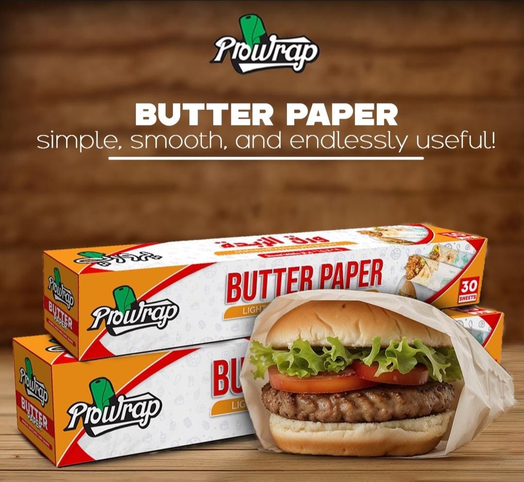 WhatsApp-Image-2025-08-18-at-2.59.22-PM Prowrap Butter Paper – 9" x 14" Precut Sheets (30 Pcs) | High-Quality Waterproof & Grease-Resistant Food Wrap | Thic - Image 2