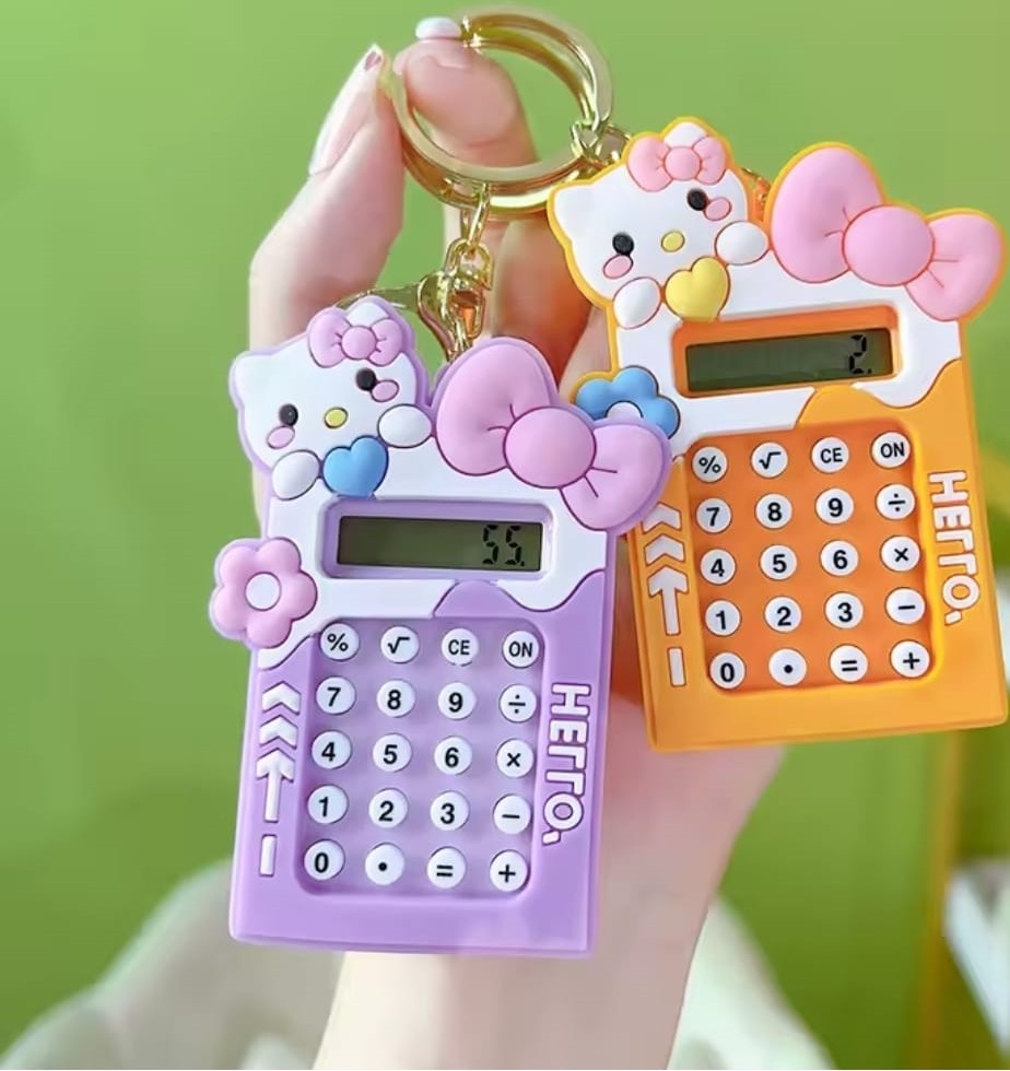 WhatsApp-Image-2025-08-18-at-3.33.24-PM-2 Mini Calculator Keychain – Cute Pink Kawaii Cartoon Portable Calculator | School & Student Supplies, Stationery Gift - Image 3