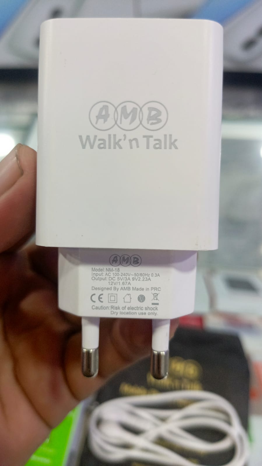 WhatsApp-Image-2025-08-18-at-7.32.26-PM-1 AMB Walk’n Talk 22.5W Super Fast Charger NM-18 – Quick Charge & Smart Power Delivery Adapter with Built-in Safety Sy - Image 2