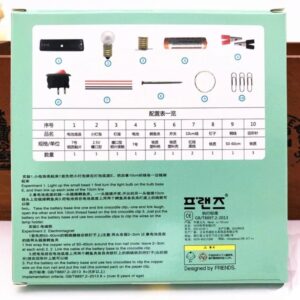 DIY Electrical Circuit Learning Set for Kids – Safe Educational Science Experiment Kit for Building Basic Circuits, Hand