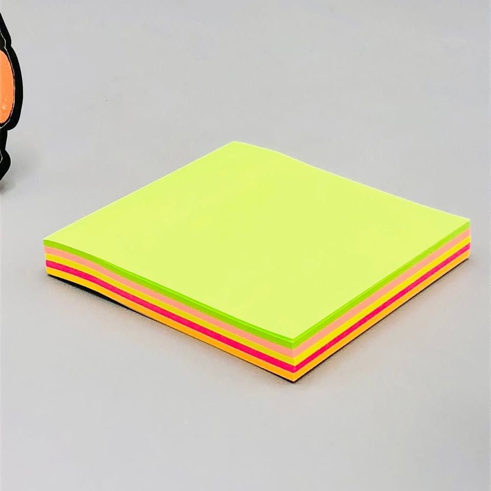 WhatsApp-Image-2025-08-22-at-6.47.42-PM 3x3 Inches Sticky Notes Pack – 100 Sheets Per Pad, Strong Adhesive Backing, Easy to Write On, Peel-Off Convenience, Perf - Image 2