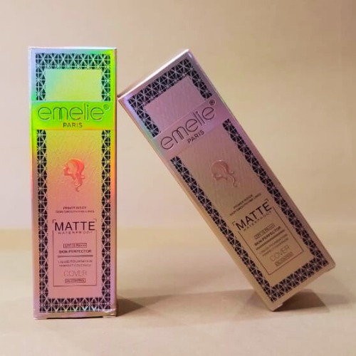 WhatsApp-Image-2025-08-27-at-1.01.14-AM-2 Emelie Matte Waterproof Skin Perfector with Primer – Long-Lasting, Oil-Control, SPF 15 - Shade 1 30 ML - Image 3