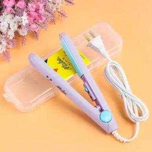 Mini Hair Straightener – Lightweight & Portable Travel Styling Tool | Medium Heat | High/Low Speed Settings | Corded