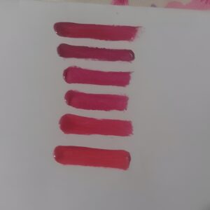 6 Pcs Lip Gloss Set – Liquid Formula with Shades of Red, Smooth Application, Long-Lasting Shine & Moisture, Perfect