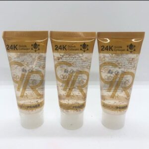 GR 24K Gold & Collagen Primer – Luxury Makeup Base with Radiance Glow, Skin Hydration, Oil Control, Anti-Aging &