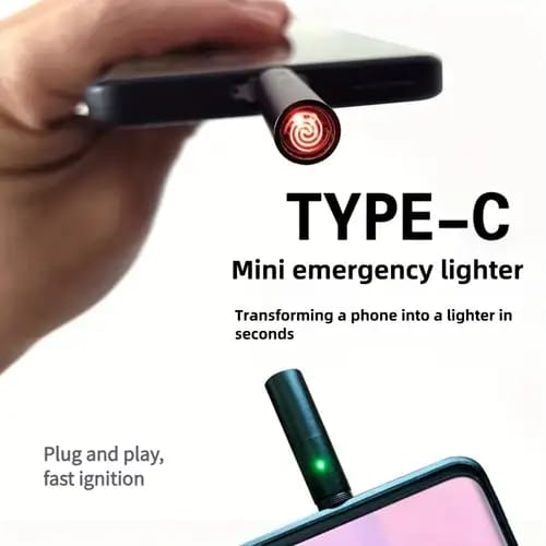 WhatsApp-Image-2025-09-04-at-7.38.54-PM Portable Cigarette Lighter – Windproof USB Plug & Play Rechargeable Car Lighter, Easy One-Touch Ignite, Compact & - Image 5