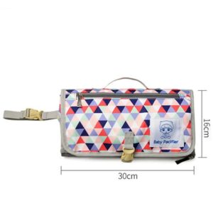 Diaper Pouch (Waterproof), Baby Product Storage, Stroller Bag, Mother's Bag, Diaper Changing Sheet, Baby Shower Gift (ra