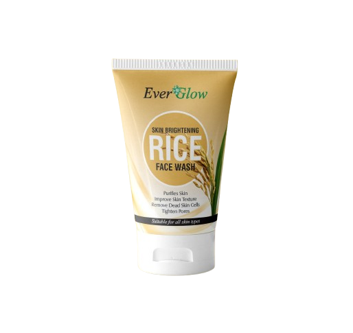 WhatsApp_Image_2025-07-14_at_6.57.54_PM-removebg-preview EverGlow Skin Brightening Rice Face Wash 120 ML - Purifies, Improves Texture, Exfoliates, Tightens Pores - For All Skin - Image 3