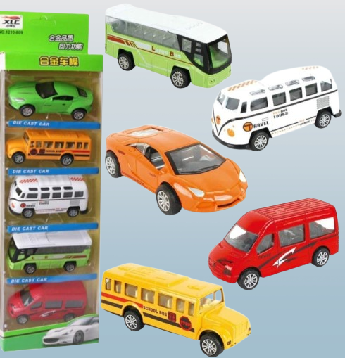 WhatsApp_Image_2025-08-11_at_1.27.46_PM-removebg-preview-1 5-Piece Die Cast Metal Car and Bus Set – 1:64 Scale City Vehicle Collection for Kids – Pull Back & Release – Durable - Image 5