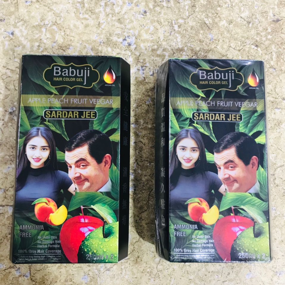 a004fd8ee26fd626afe83b0e65f4b3b5 Babu Ji Hair Color Providing Confidence In Every Shade Long Lasting Color Natural Shine - 250ML x 2 - Image 4