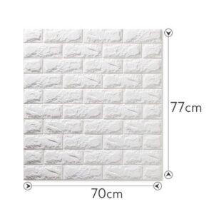 Waterproof Wall Sheet 70×77cm – Self-Adhesive Wallpaper for Room & Office Décor