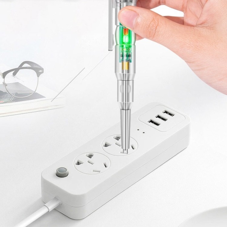 a03b1dfe5c644f4bc5eb86593ae5504c Intelligent LED Photometer Test Pen Voltage Detector Voltmeter 70-250V Electric Circuit Tester Screwdriver Indicator Too - Image 2