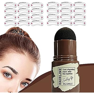 a0b224a2987614b1bce1905d8c985d61 Eyebrows Stamp Stencil Kit Hair Line Color Perfect Arch Shadow Powder Palette Eyebrow Seal Eye Brow Enhancers - Image 3