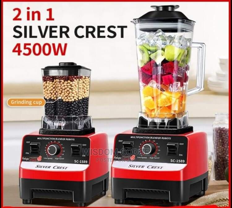 a324dad9a46dad7bfd06b61a9c7e78b0 2‑in‑1 German Technology SC‑1589 Juicer, Blender & Dry Mill Jar