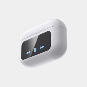 A9 Pro Smart Screen Wireless Earbuds – ANC & ENC Noise Cancelling, Bluetooth 5.4, Touch Control Display Case, Hi-Fi Soun