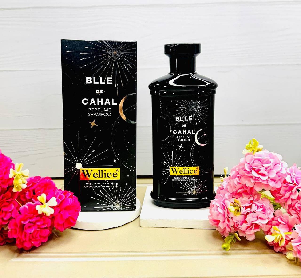 a498e2f721c104e314708eabed6ed1c5 Wellice Blue De Cahal Perfume Shampoo – Long-Lasting Fragrance, Deep Clean & Silky Smooth Hair Care - Image 2