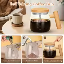 a55c05b3407355f7992ce2d634aeab5a Self Stirring Coffee Mug – Electric Automatic Mixing Cup for Coffee, Milk, & Drinks | Rechargeable, Waterproof, Self Mix - Image 2