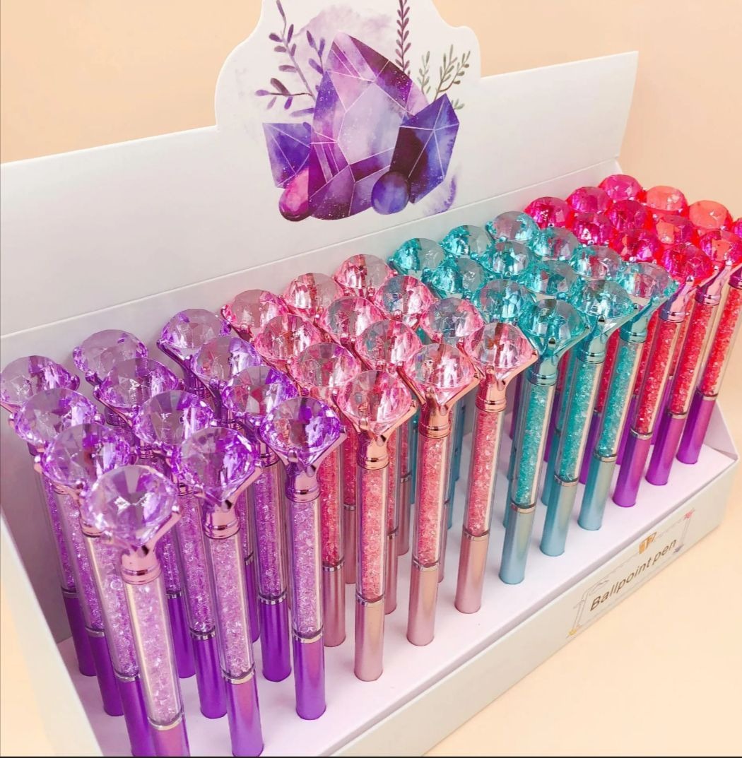 a65b44b8e2ef88e149283d22c33bc5c6 Diamond Ballpoint Pens Elegant Design Smooth Writing Comfortable Grip Durable Build Perfect For Office School And Daily - Image 2