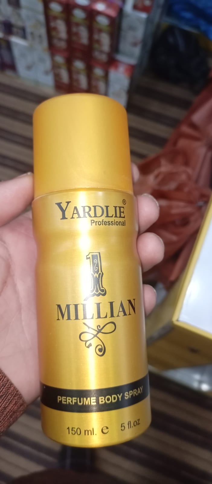 a7ac05301ac46e285ed88f33f8edc506 Yardlie Professional 1 MILLIAN Perfume Body Spray (150ml): High-Impact, Long-Lasting Fragrance for Men - Image 2