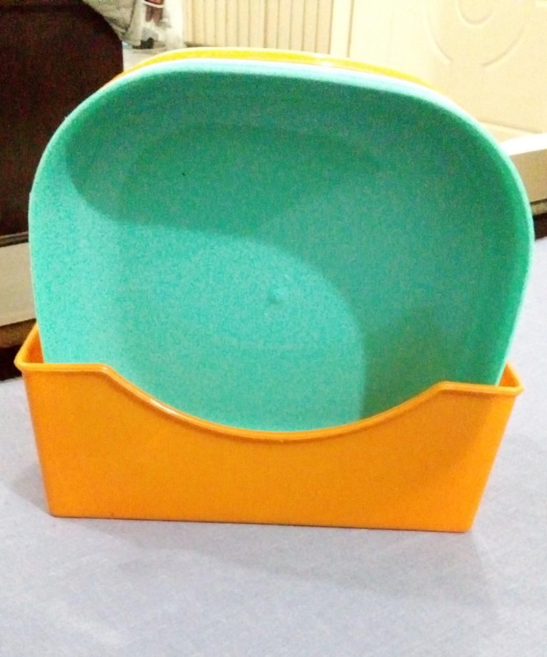a83d467ac691296b6675a9291d0ab47b 10 Pcs Multi-function Spit Bone Dish Set with Stand: Food-Grade Plastic Plates for Tidy Dining. - Image 2