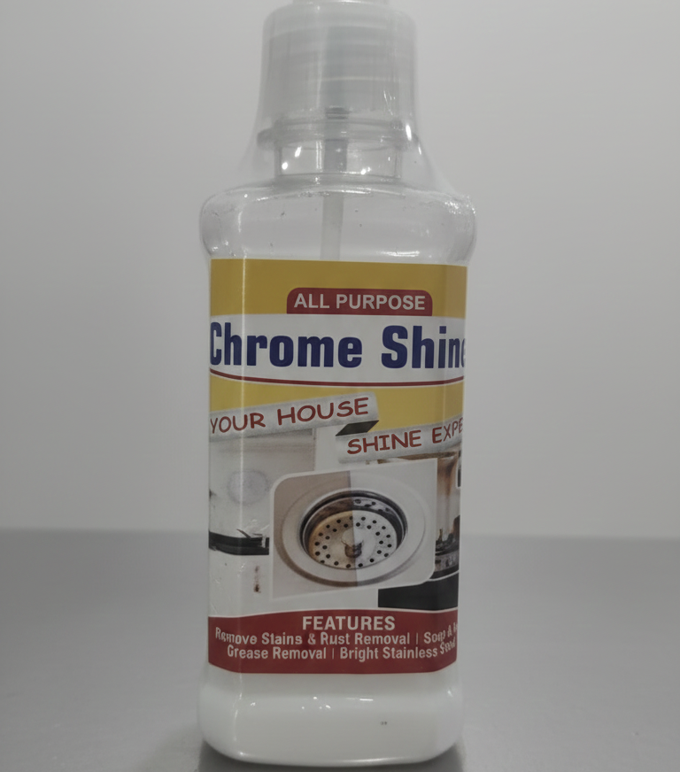 a8aaa41593d887018b9e7952b18e4d84 All Purpose Chrome Shine Cleaner 200ml – Powerful Stain, Rust And Grease Removal For Bright And Shiny Stainless Steel Su