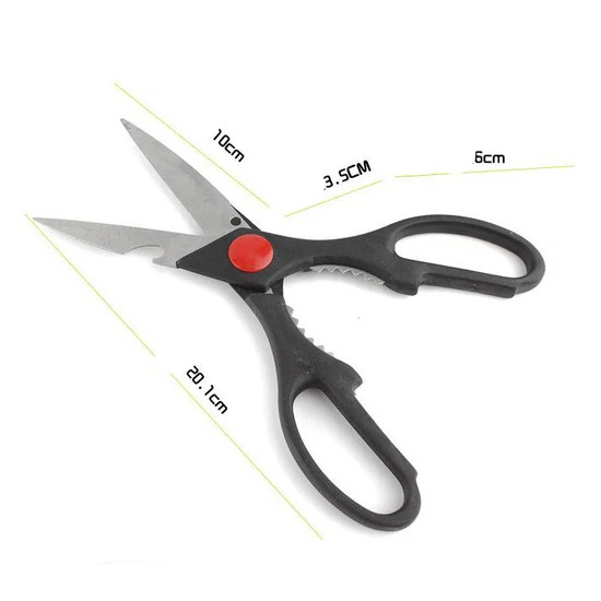 ac2e05d94bf788f21e9b99df1330b342 Multifunctional Kitchen Scissors – Durable Stainless Steel, for Cutting, Chopping & Everyday Use.(Random Colour) - Image 3