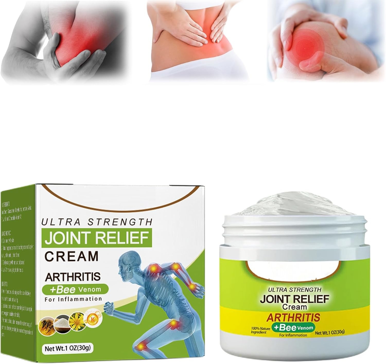 ac8536a8cb41c6c6e841820893b48eac Beevana Ultra Strength Pain Relief Cream Providing Effective Comfort Soothing Formula Everyday Pain Care Support - 30g