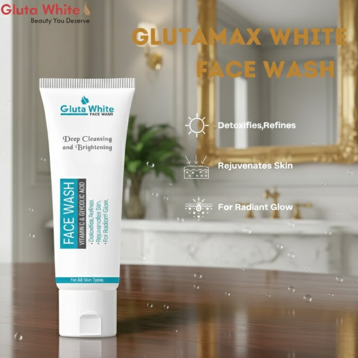 ae999689feb6b12d806823d019d950ac Gluta White Facewash 100ml – Brightening Deep Cleansing Formula for Clear, Glowing Skin, Gentle on All Skin Types, Daily - Image 2