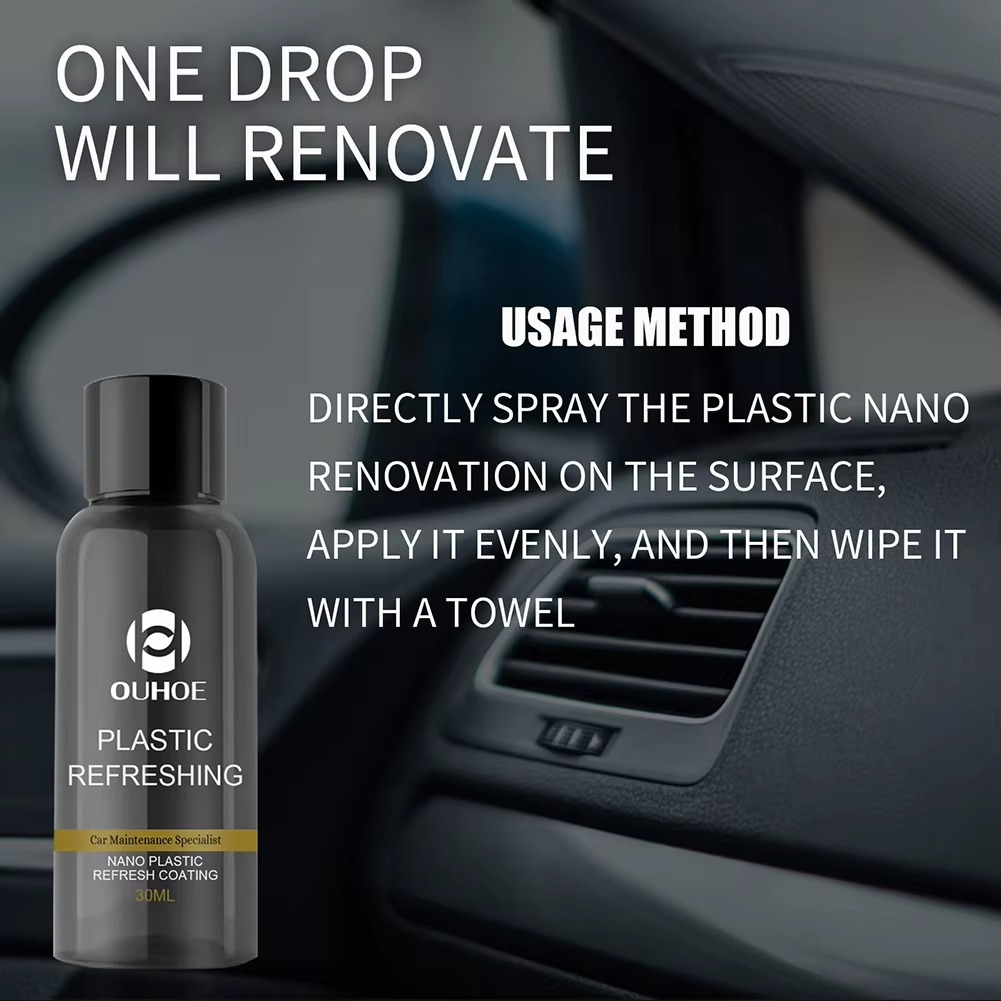 af61b1f0ffbfe730b24814fcf07fbc94 Ouhue Plastic Refreshing Nano Coating – Advanced Car Interior And Exterior Plastic Restorer For A Like-New Shine And Lon