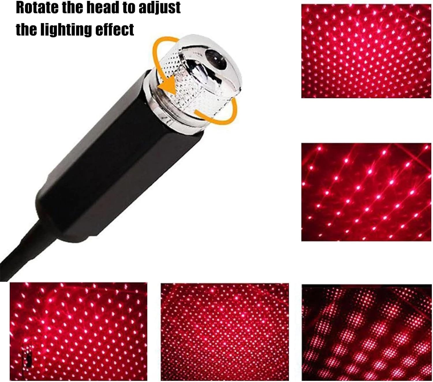 b02080ccbe3470d37a58ab4349f02e05 LED Galaxy Star Light – USB Powered Rotating Starry Sky Laser Night Light For Bedroom Car Roof And Ceiling Decoration – - Image 5